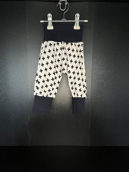 Pumphose, Kreutz, schwarz/weiß