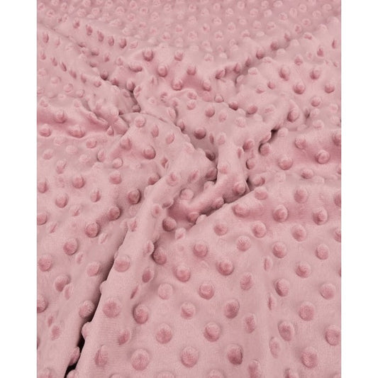 Minky-Fleece, Uni, alt rose
