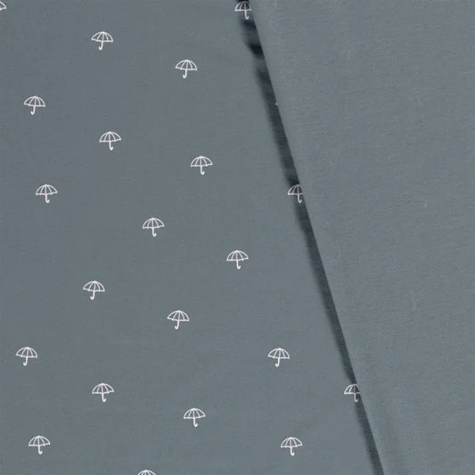 Jersey, Regenschirm, Indigo