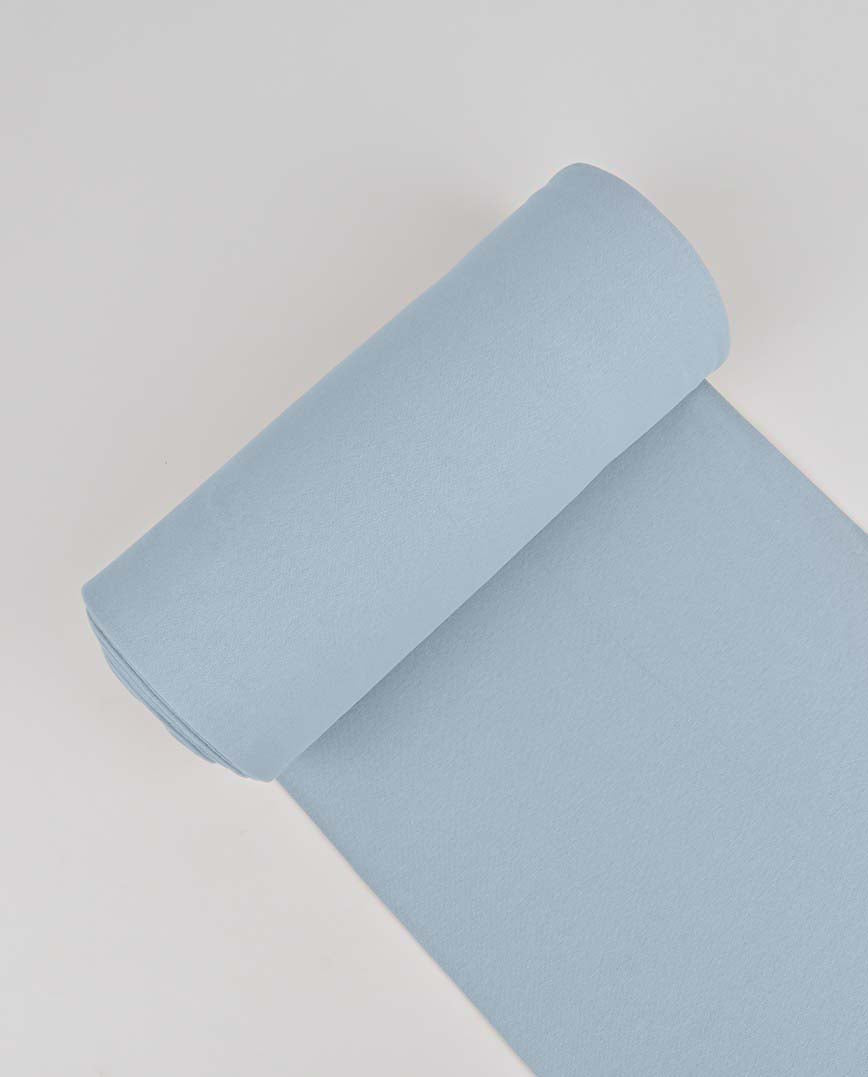 Bündchen, Schlauchware, hellblau