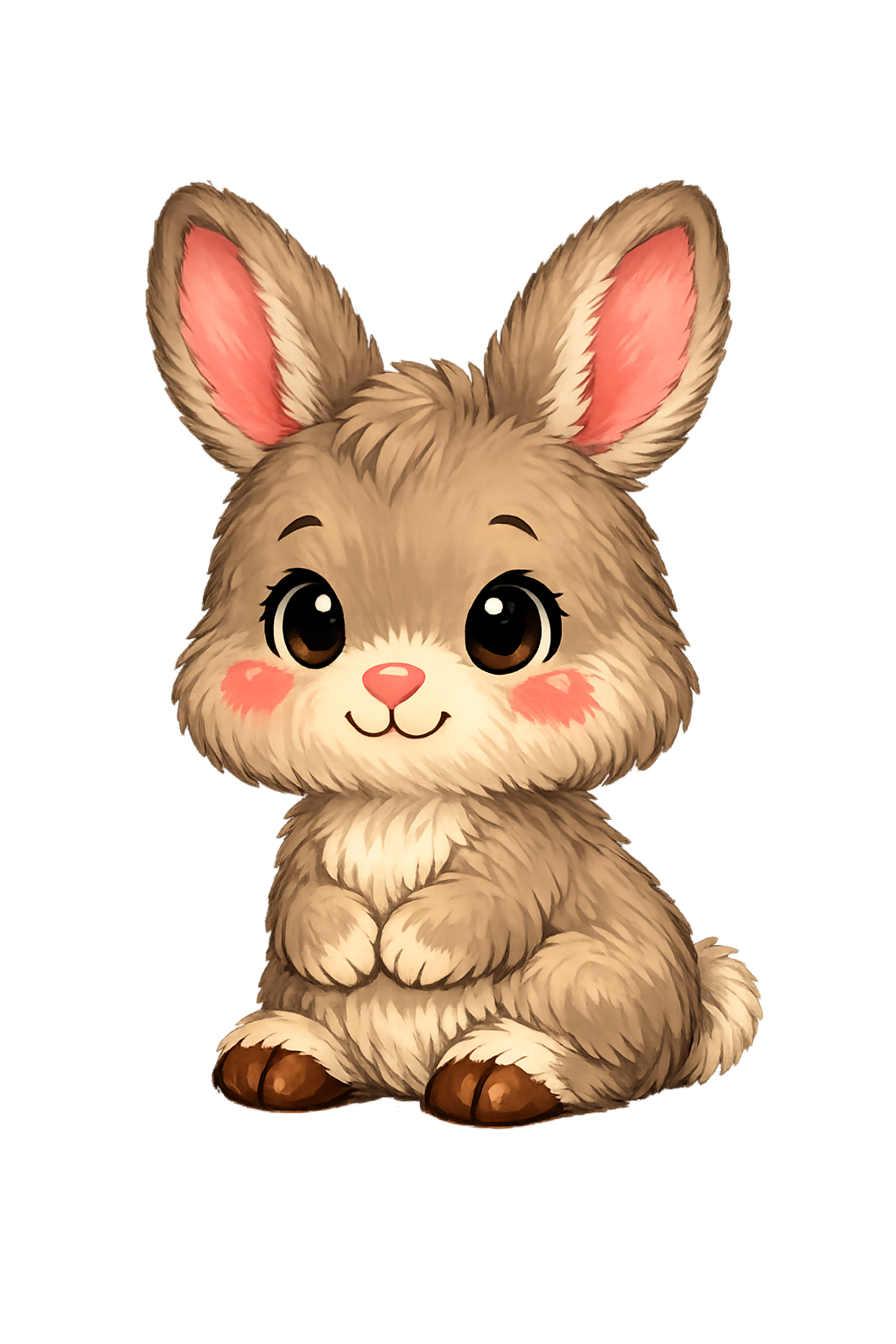 Bügelbild Hase 57