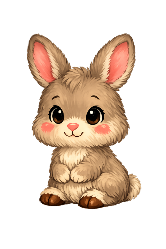 Bügelbild Hase 57