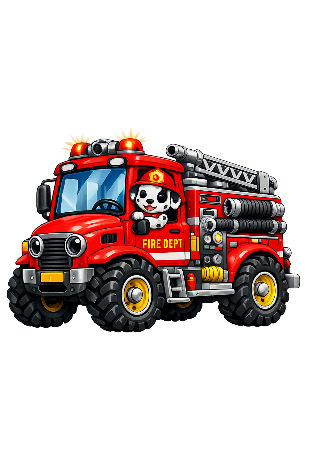 Bügelbild Feuerwehr 60