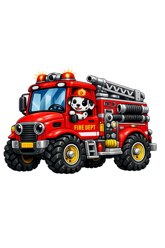Bügelbild Feuerwehr 60