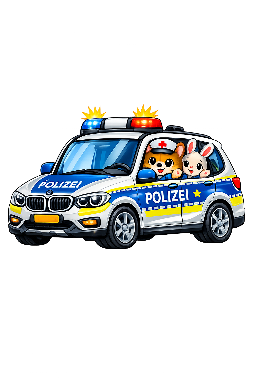 Bügelbild Polizei 61