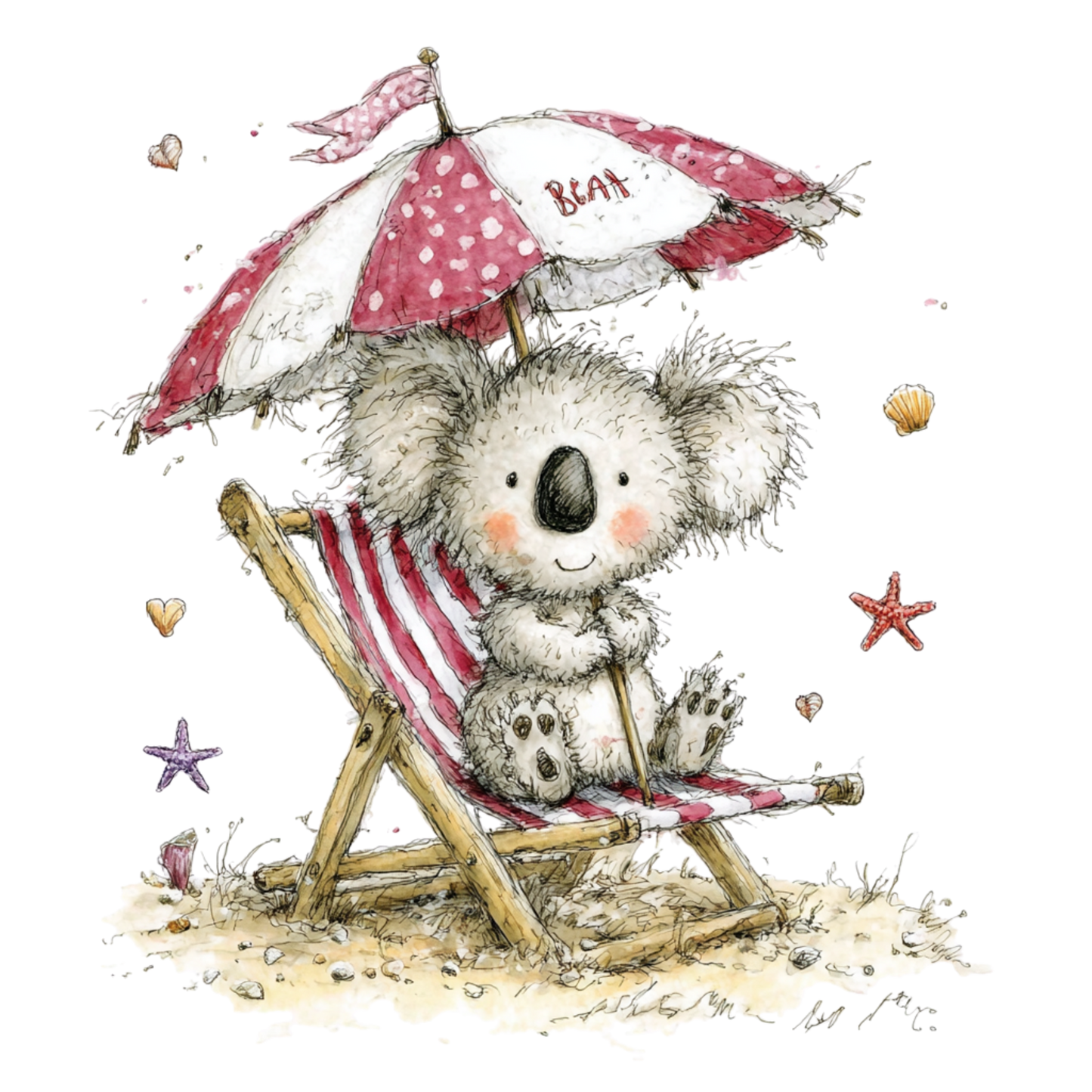 Bügelbild Koala 5
