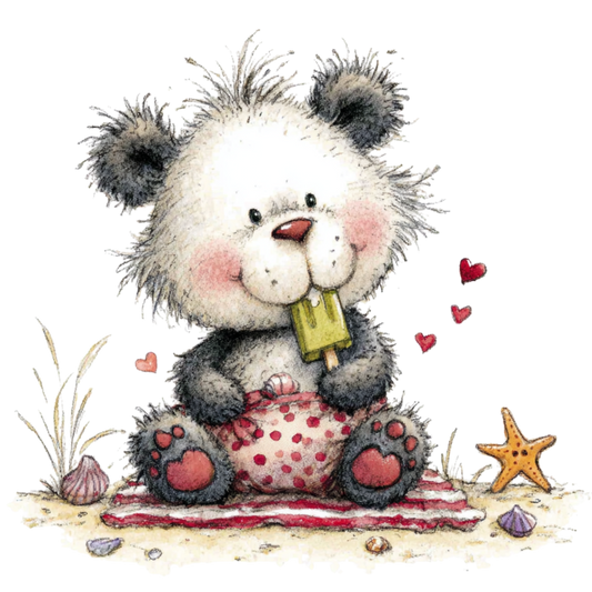 Bügelbild Panda 6