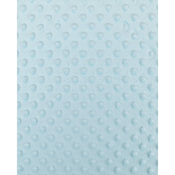 Minky-Fleece, Uni, hellblau