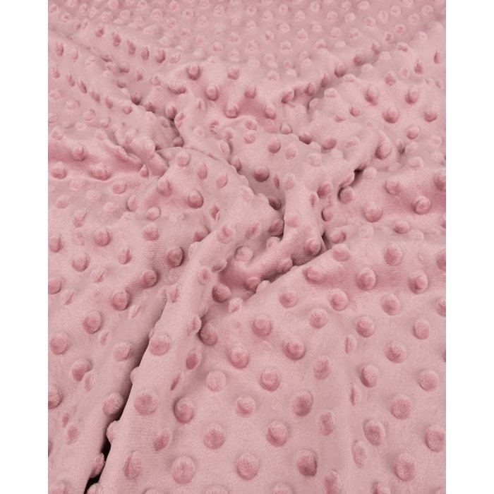 Minky-Fleece, Uni, alt rose