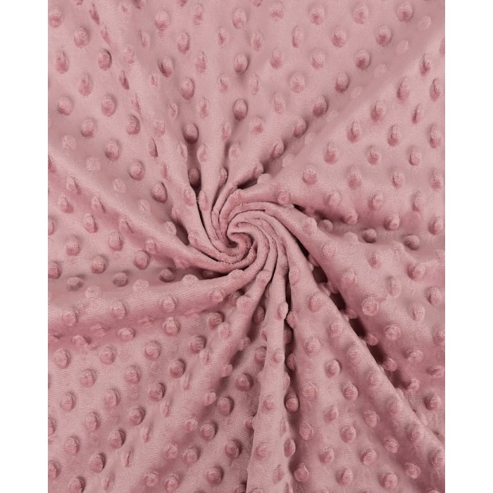 Minky-Fleece, Uni, alt rose