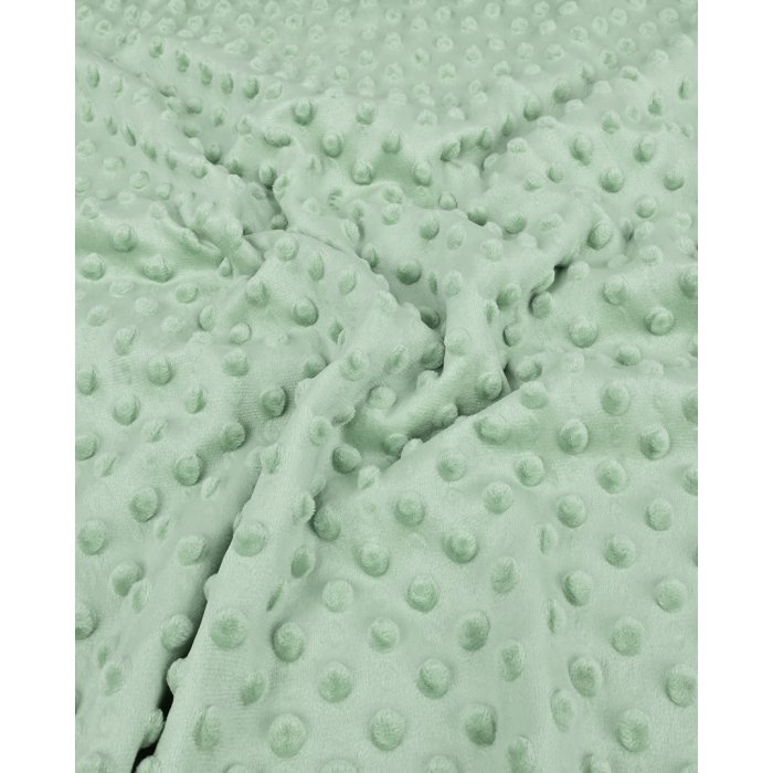 Minky-Fleece, Uni, altgrün