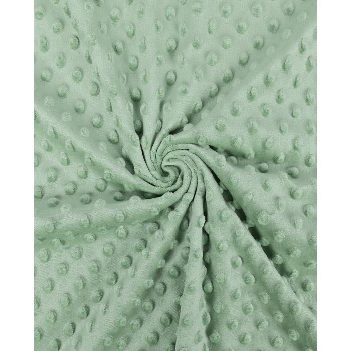 Minky-Fleece, Uni, altgrün