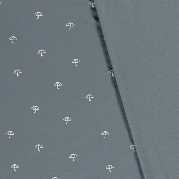 Jersey, Regenschirm, Indigo
